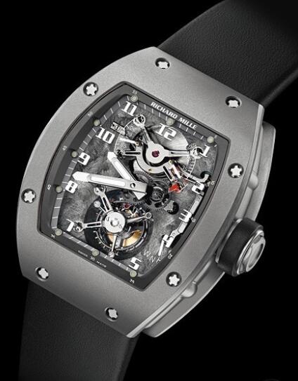 Replica Richard Mille RM 002-V2 All Gray Watch Titanium - Caoutchouc Strap
